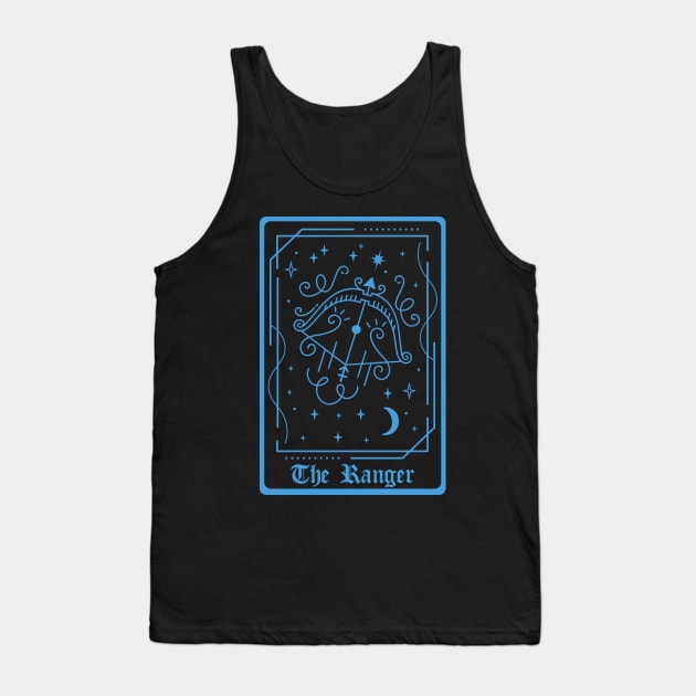 D&D Ranger Class Tarot Card Tank Top by Sunburst